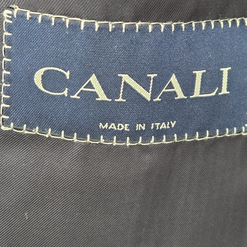 CANALI Men's Charcoal Grey Wool Suit Jacket Blazer Sport Coat Made in‎ Italy 46R